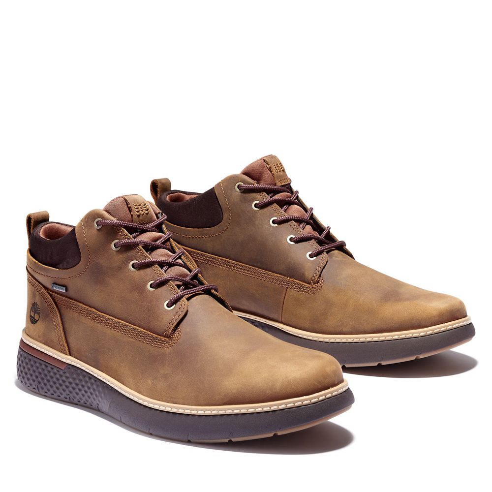 Bocanci Chukka Timberland Barbati Maro - Cross Mark Waterproof With Gore-Tex Fabric - Romania - AMSB